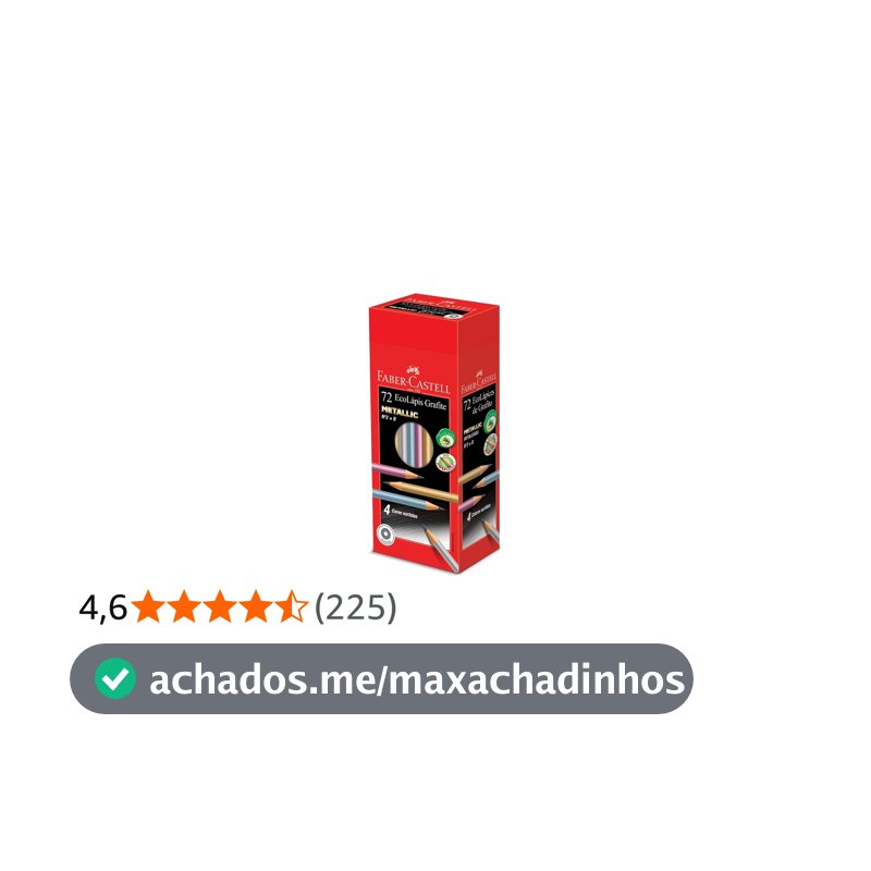 Lápis Redondo, Faber-Castell, 1210MET/ED72, Grafite, pacote de 72