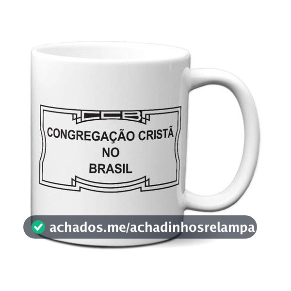 Caneca Ccb Congregação Cristã No Brasil Presente Criativo