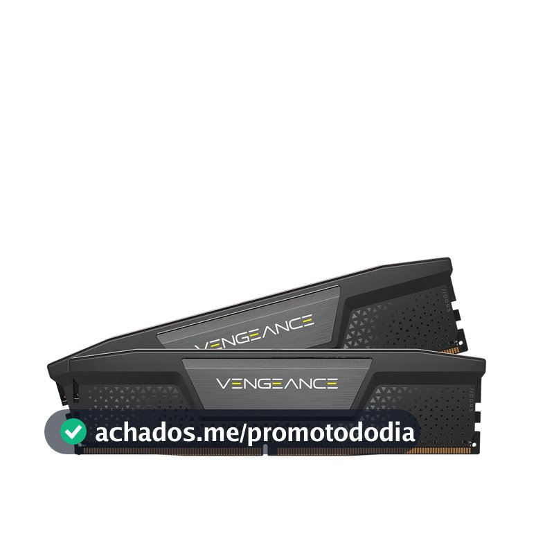 CORSAIR Memória de computador Vengeance DDR5 RAM 32GB (2x16GB) 6000MHz CL38 Intel XMP iCUE - Preto (CMK32GX5M2B6000C38)