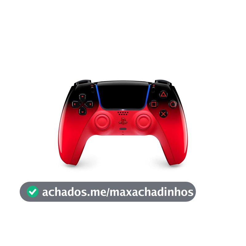 Controle sem fio PlayStation DualSense™ – Techno Red