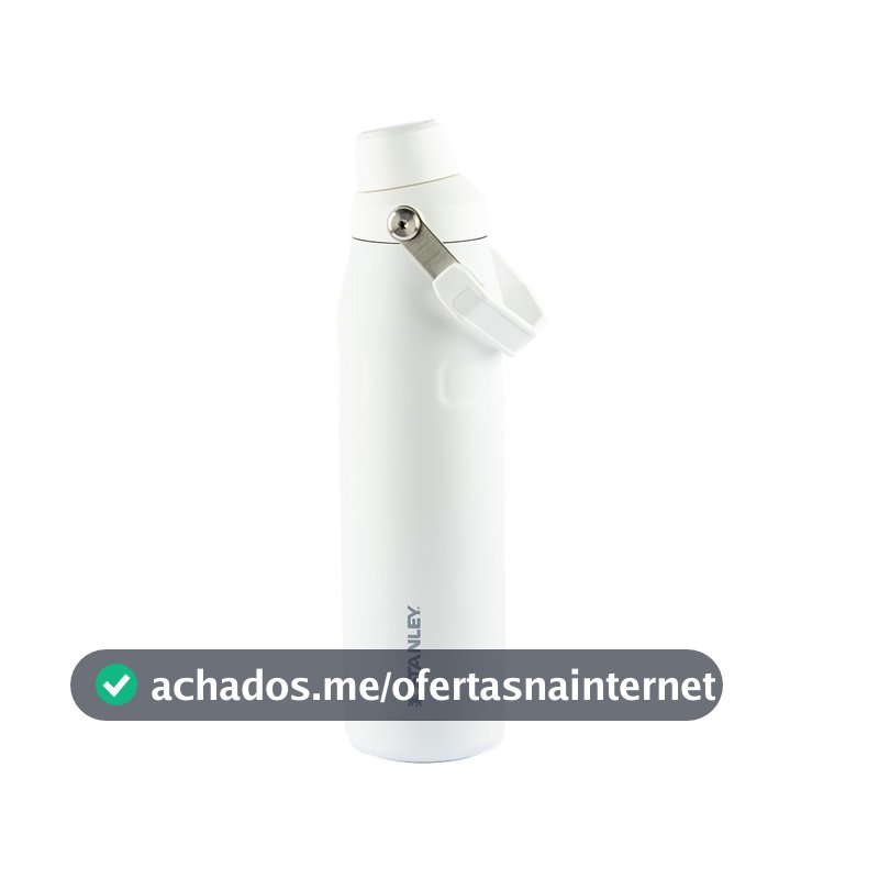 Stanley - Garrafa de Água Aerolight com Tampa Fast Flow, Garrafa Térmica a Vácuo para Bebidas Frias, Aço Inoxidável Leve, 1,1 L, Polar