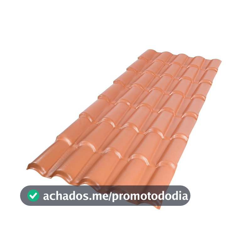 Telha Colonial Pvc 2,30 Cm X 5 Ondas 5 Peça(s) -