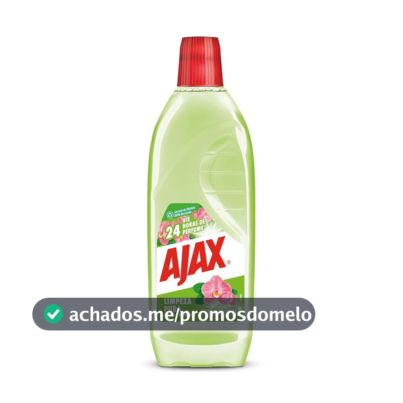 Ajax Limpeza Pura Menta e Orquídea Limpador Multiuso, 1L