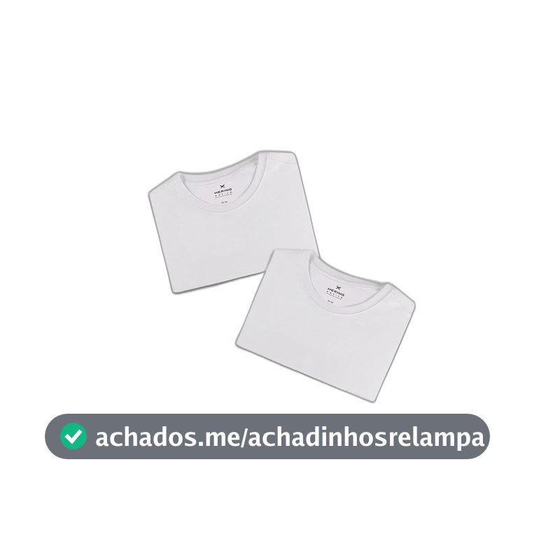 Kit 2 Camisetas Hering Básicas Femininas