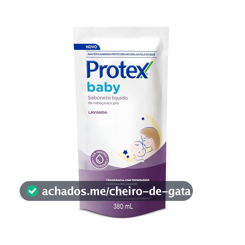 Protex Baby Lavanda Sabonete Líquido Infantil Refil, 380ml