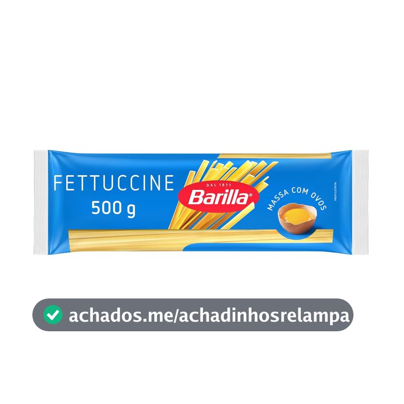 Barilla Fettuccine - Macarrão com Ovos, 500g