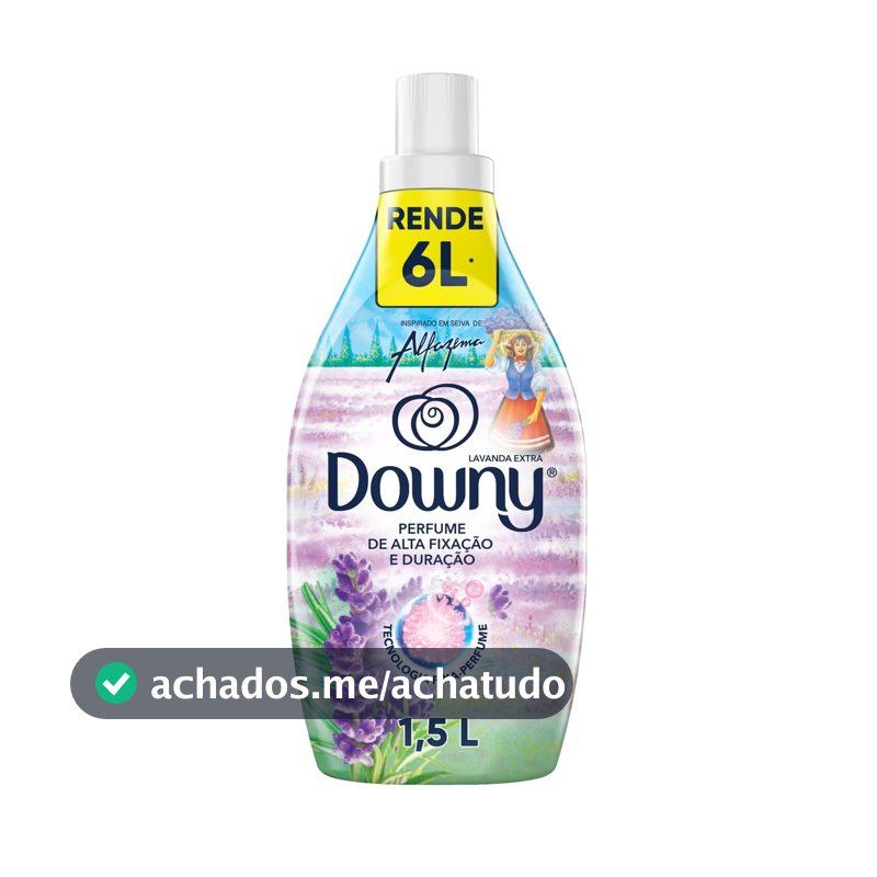 Downy Amaciante Concentrado Seiva de Alfazema 1.5L Rende 6L