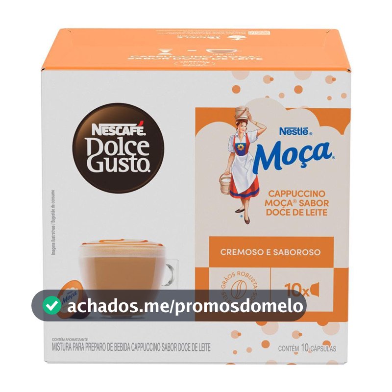Cappuccino em Cápsulas Nescafé Dolce Gusto, 170g, 10 Cápsulas