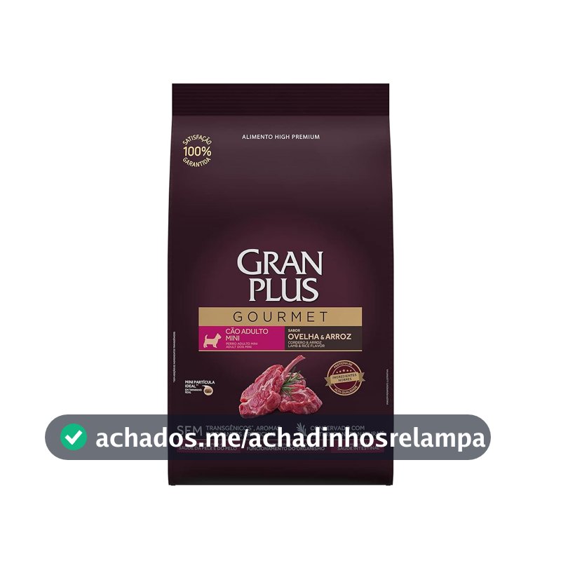 Granplus Ração Granplus Gourmet Cães Adultos Mini Ovelha E Arroz 15Kg