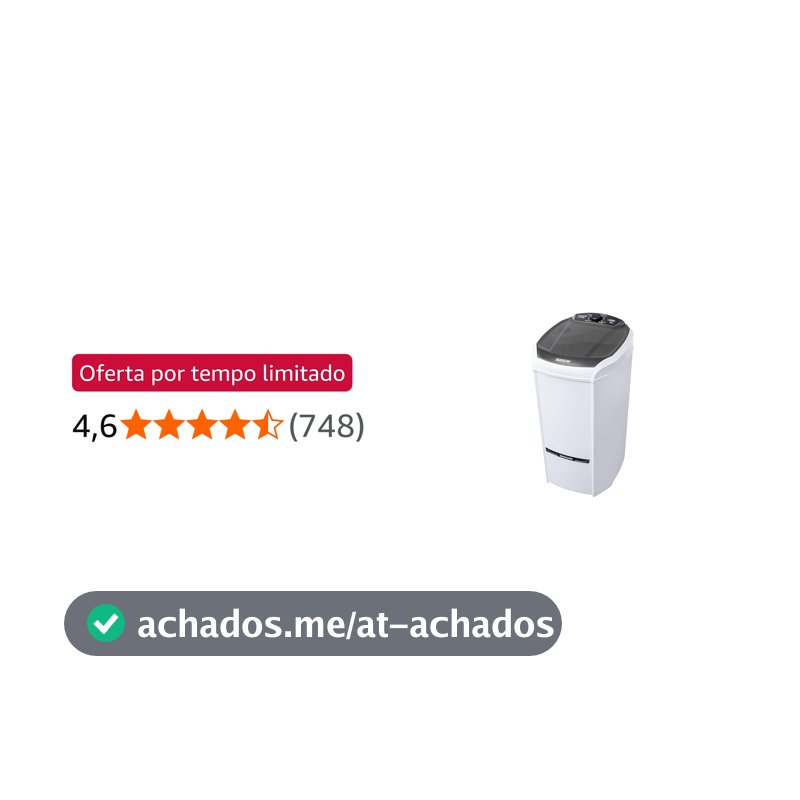 SUGGAR LAVADORA DE ROUPAS LAVAMAX ECO 10KG 220V BRANCA LE1022BR