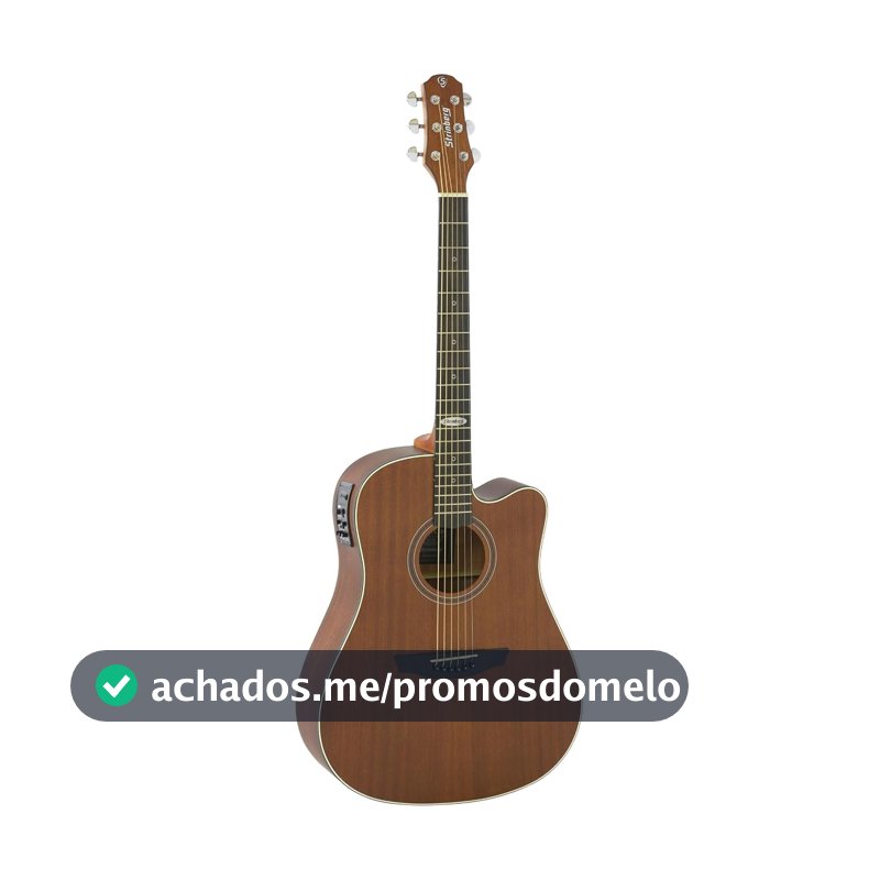Violão Strinberg SD200C Mgs Folk Eletroacústico Mogno Fosco
