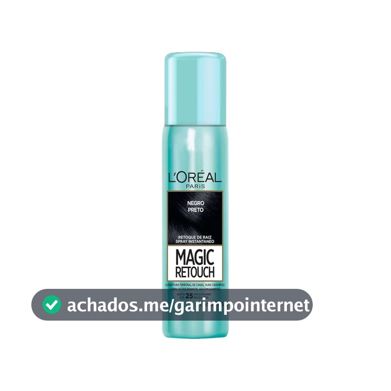 Spray Retoque de Raiz L'Oréal Paris Magic Retouch, Preto