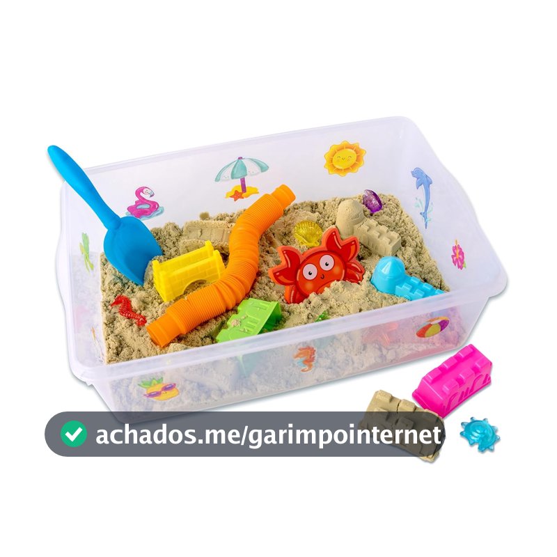 Brinquedo Caixa Sensorial Praia Faber-Castell Creativity For Kids