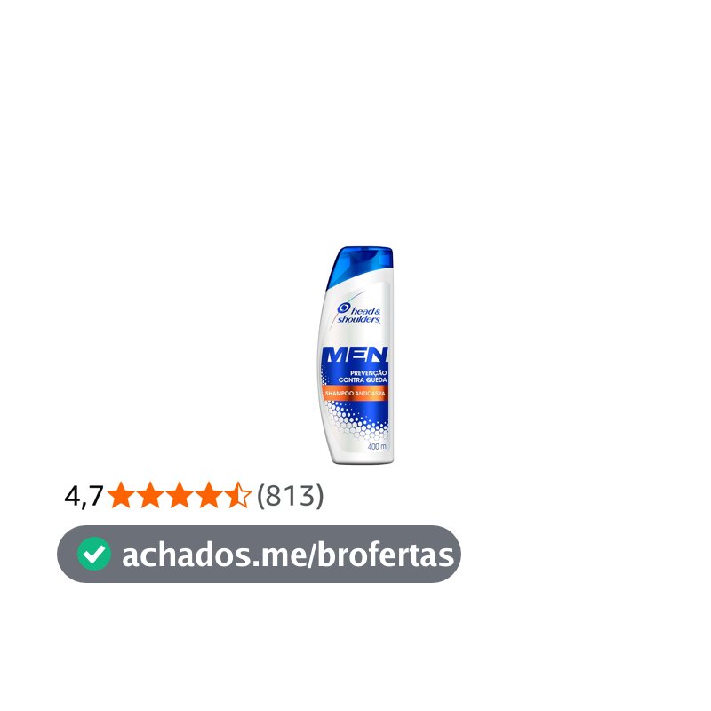 Head & Shoulders Shampoo Anticaspa Antiqueda 400 ml