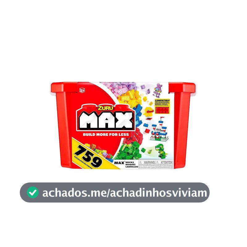 Candide, Max, Blocos de Construção e Montar, Acima de 3 anos - 759 peças