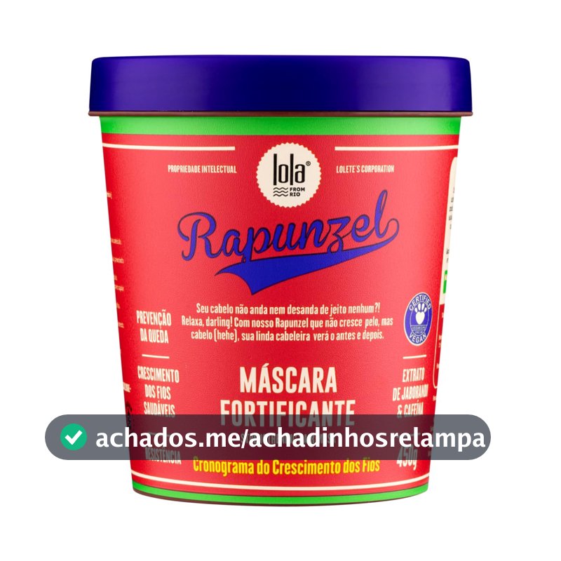Rapunzel Máscara de Tratamento 450g , Lola Cosmetics