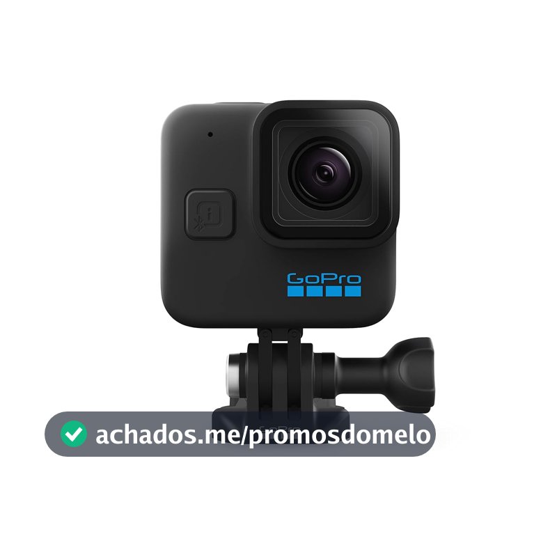 GoPro HERO11 Black Mini - Câmera de Ação Compacta à prova d'água 10m, Vídeo Ultra HD 5.3K60, Captura de quadros de 24,7MP, Transmissão ao vivo 1080p, Hypersmooth 5.0, TimeWarp 3.0 em 5.3k
