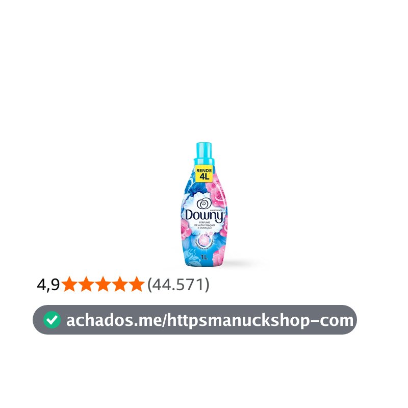 Downy Amaciante Concentrado Brisa de Verão 1L Rende 4L