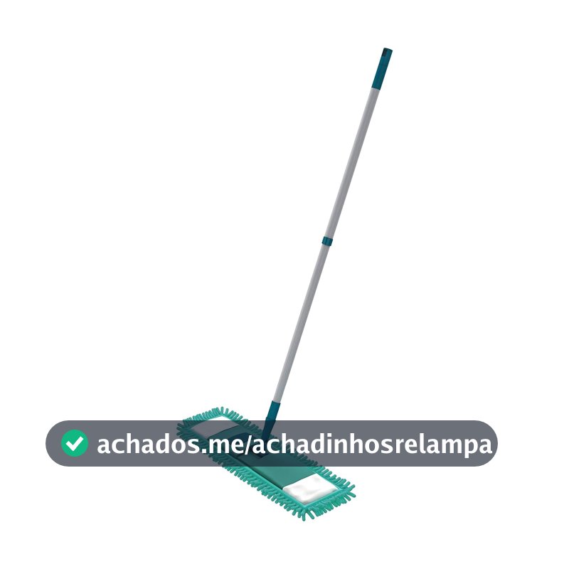 Flash Limp - Mop Flat Chenile com Cabo Telescópico - MOP7633 - Verde