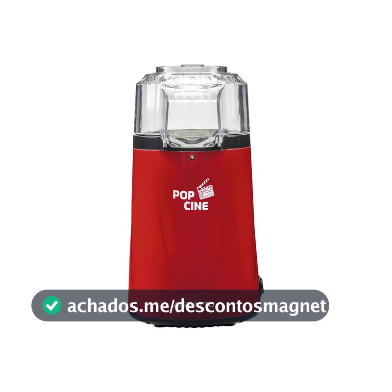 PIPOQUEIRA PO CINE PP01 VERMELHO COM DOSADOR 1200W 127V AGRATTO