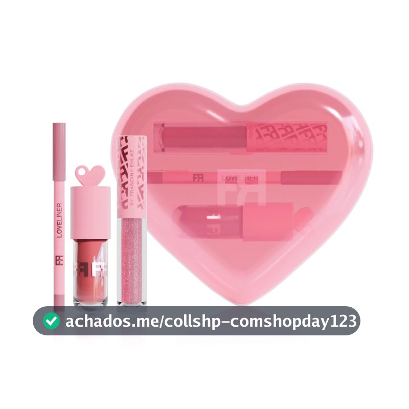 Kit de Gloss Labial e Lápis Labial Fran Love by Franciny Ehlke