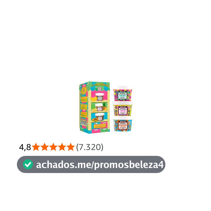 Lola Cosmetics Kit Cronograma Capilar Be(m) Dita Ghee - 3 Produtos