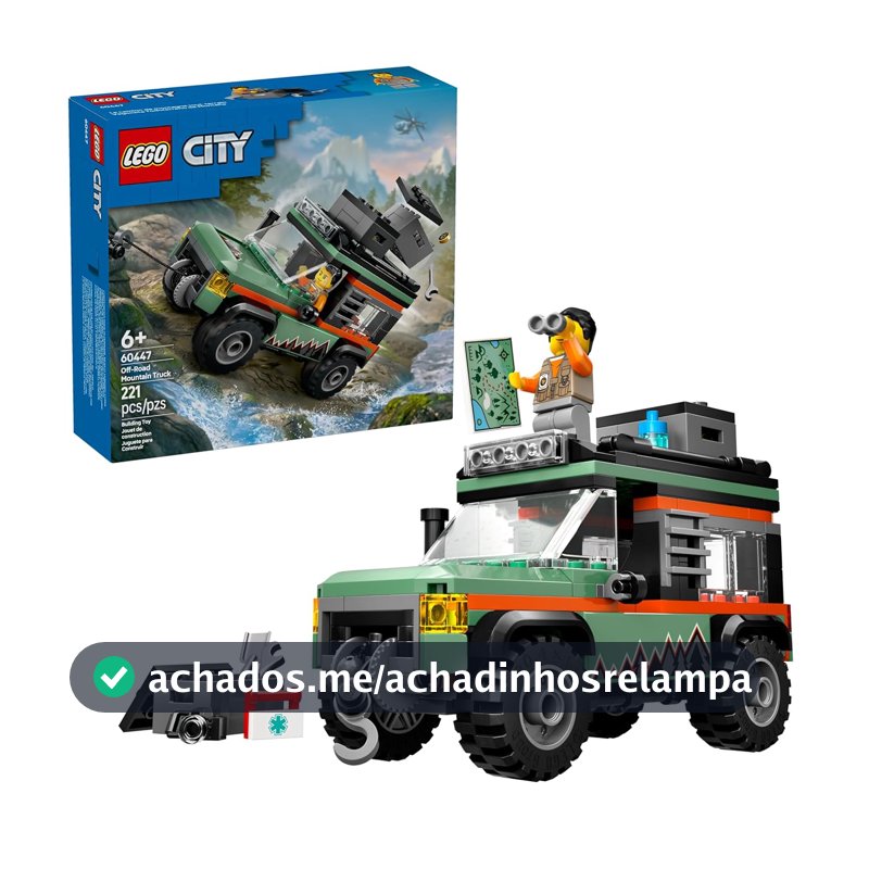 LEGO City Great Vehicles Utilitário Off-Road 4x4 60447 (221 Peças)