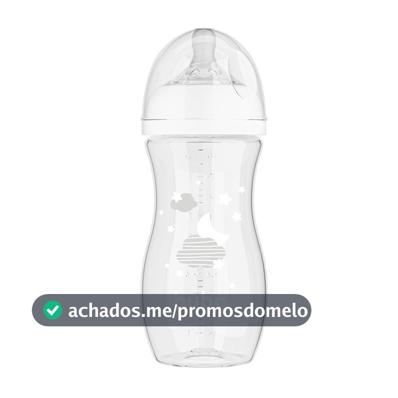 Buba, Mamadeira Easy Flow Nuvem Branca 330ml