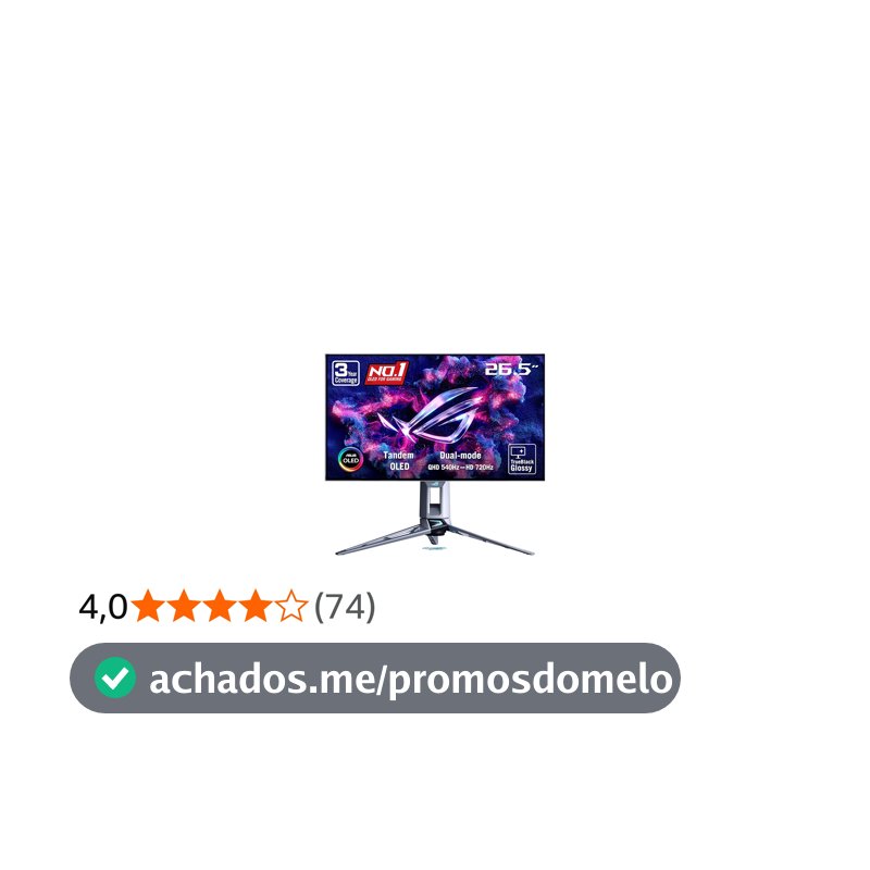 Configuração antecipada PG27AQWP-W