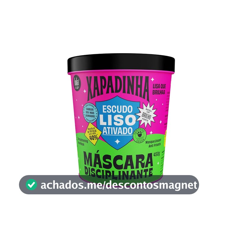 Xapadinha Máscara Capilar Disciplinante 450g, Lola Cosmetics